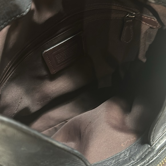 Coach Eddie Quilted Leather Shoulder Bag Studded Purse . Needs Restoring. - Picture 10 of 12